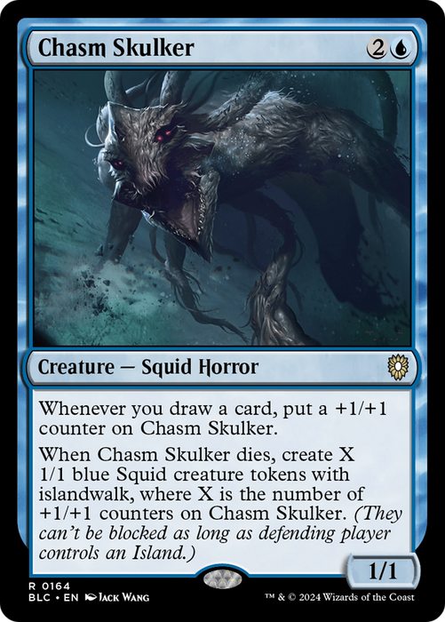 Chasm Skulker [BLC-164] - Bloomburrow Commander