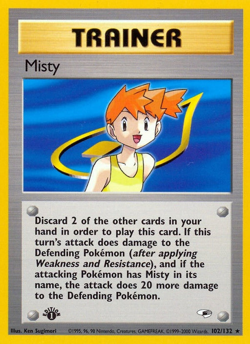 Image for Misty (102) (102/132) (Unlimited) [Gym Heroes] - Pokemon