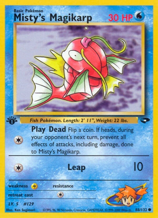 Image for Misty's Magikarp (088/132) (Unlimited) [Gym Challenge] - Pokemon