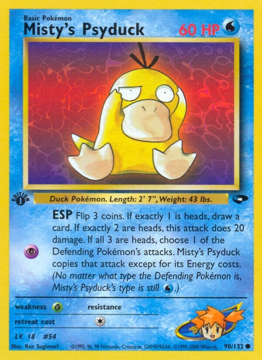 Image for Misty's Psyduck (090/132) (Unlimited) [Gym Challenge] - Pokemon