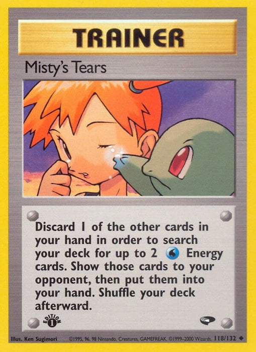 Image for Misty's Tears (118/132) (1st Edition) [Gym Challenge] - Pokemon