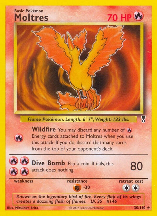 Image for Moltres (030/110) (Reverse Holofoil) [Legendary Collection] - Pokemon