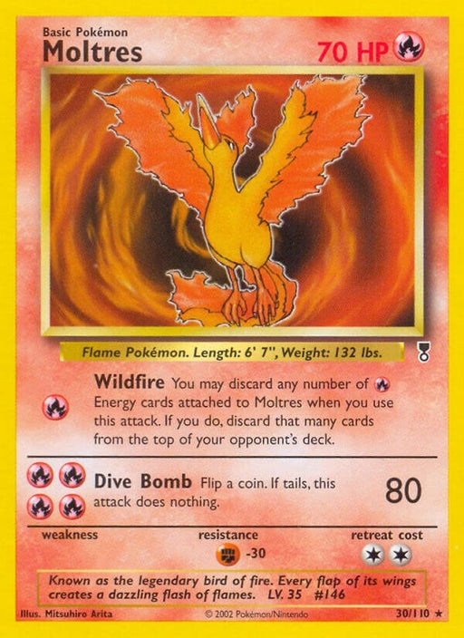 Image for Moltres (030/110) (Reverse Holofoil) [Legendary Collection] - Pokemon