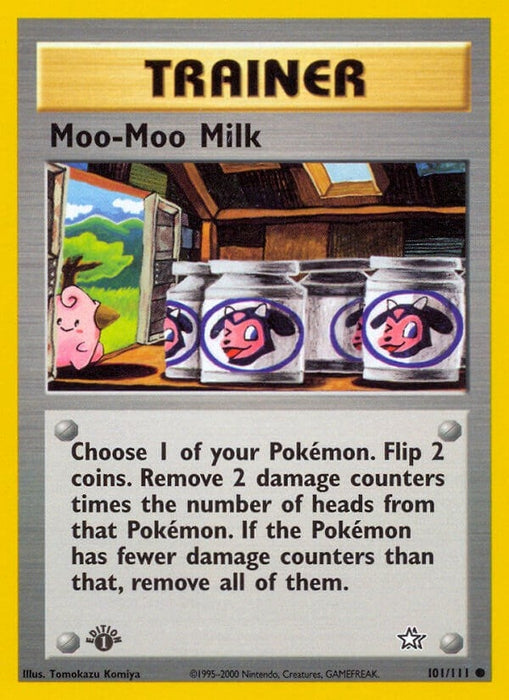 Image for Moo-Moo Milk (101/111) (1st Edition) [Neo Genesis] - Pokemon