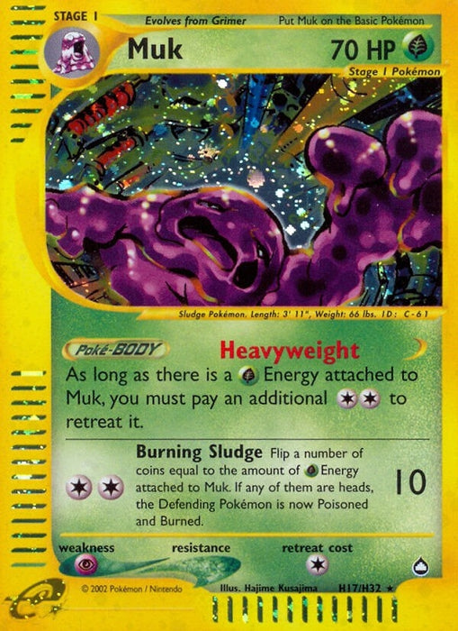 Image for Muk (H17) (H17/H32) (Holofoil) [Aquapolis] - Pokemon