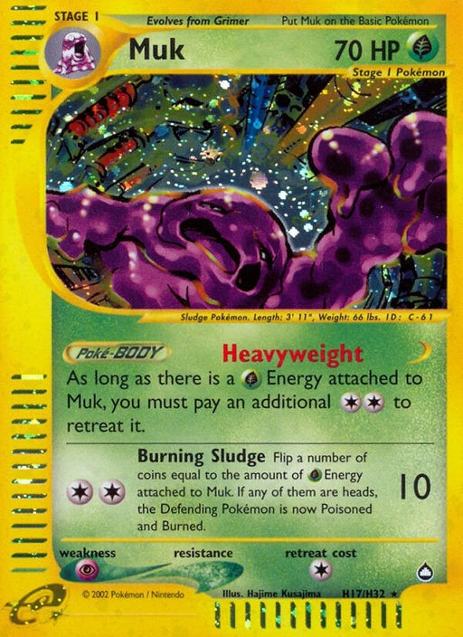 Image for Muk (H17) (H17/H32) (Holofoil) [Aquapolis] - Pokemon