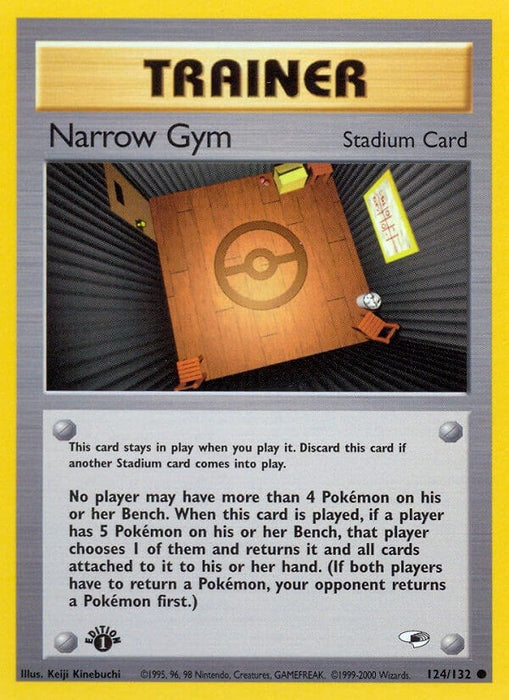 Image for Narrow Gym (124/132) (1st Edition) [Gym Heroes] - Pokemon