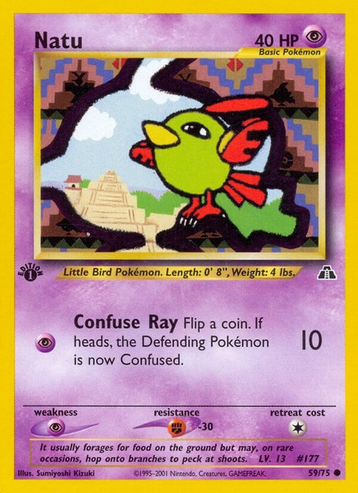 Image for Natu (59/75) (1st Edition) [Neo Discovery] - Pokemon