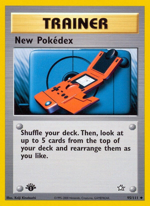 Image for New Pokedex (095/111) (Unlimited) [Neo Genesis] - Pokemon