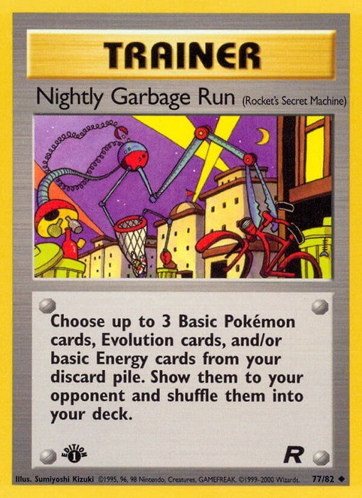 Image for Nightly Garbage Run (Rocket's Secret Machine) (77/82) (1st Edition) [Team Rocket] - Pokemon