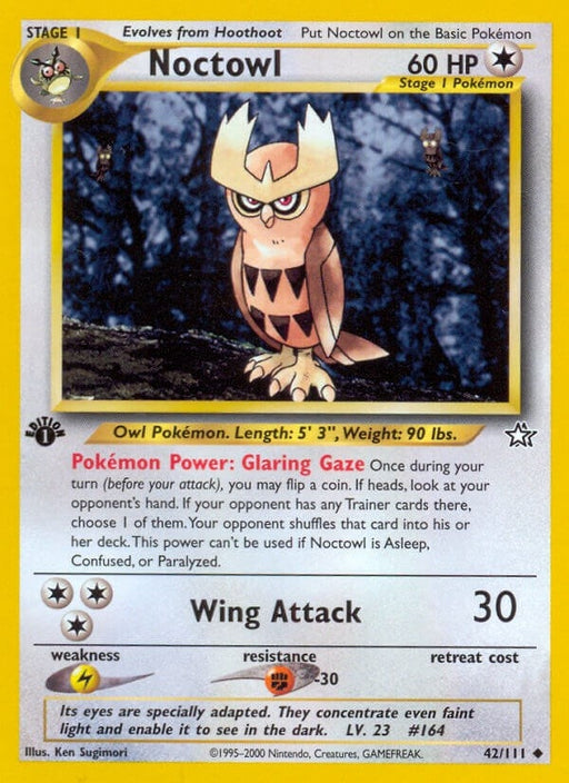 Image for Noctowl (042/111) (1st Edition) [Neo Genesis] - Pokemon