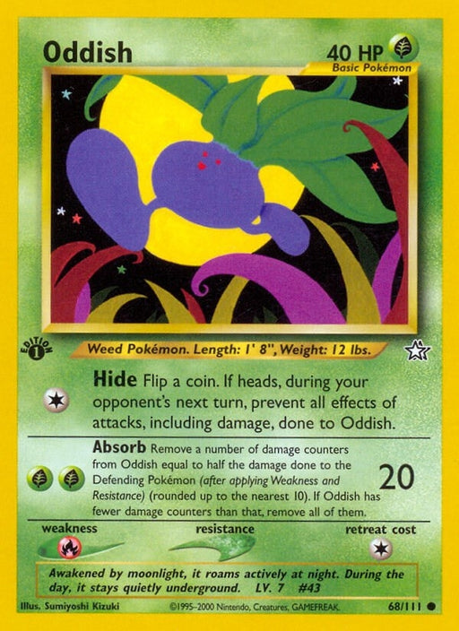 Image for Oddish (068/111) (1st Edition) [Neo Genesis] - Pokemon