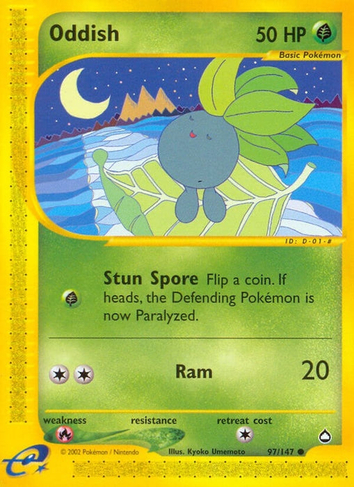 Image for Oddish (097/147) (Reverse Holofoil) [Aquapolis] - Pokemon