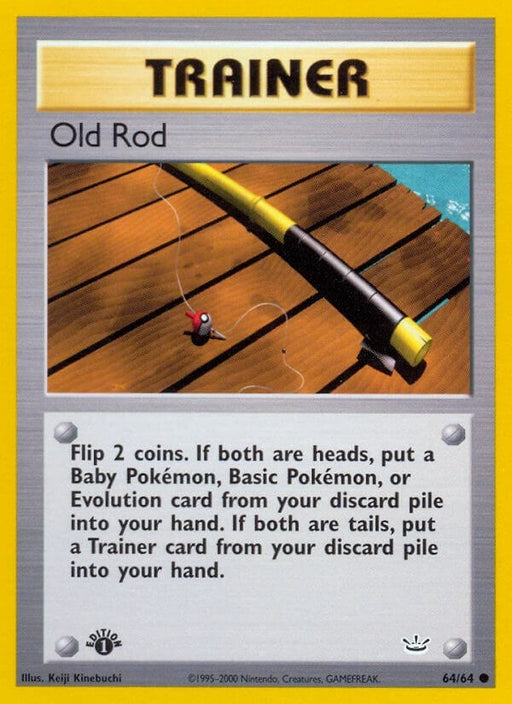 Image for Old Rod (64/64) (1st Edition) [Neo Revelation] - Pokemon