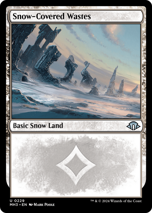 Snow-Covered Wastes (snow) [MH3-229] Foil - Modern Horizons 3