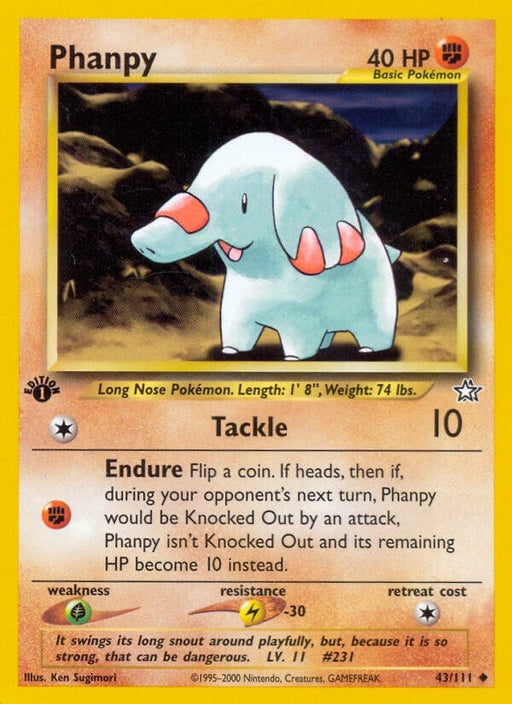 Image for Phanpy (043/111) (Unlimited) [Neo Genesis] - Pokemon