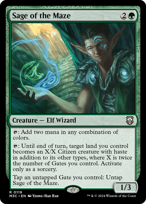 Sage of the Maze [M3C-119] Foil - Modern Horizons 3 Commander