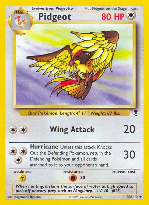 Image for Pidgeot (033/110) (Reverse Holofoil) [Legendary Collection] - Pokemon