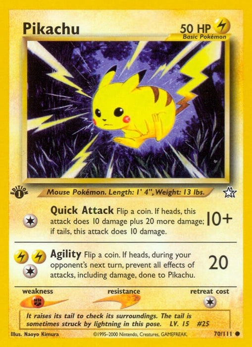 Image for Pikachu (070/111) (Unlimited) [Neo Genesis] - Pokemon