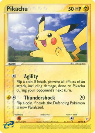 Pikachu (43/95) [EX: Team Magma vs Team Aqua]