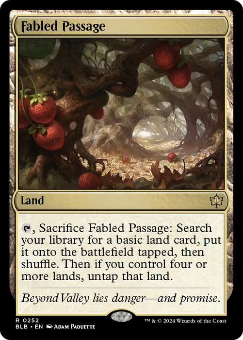 Fabled Passage [BLB-252] Foil - Bloomburrow