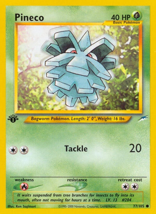 Image for Pineco (077/105) (Unlimited) [Neo Destiny] - Pokemon