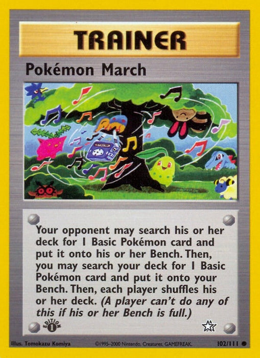 Image for Pokemon March (102/111) (1st Edition) [Neo Genesis] - Pokemon