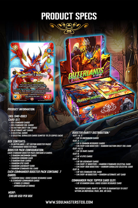 Soul Master TCG - Outerlands Booster Box 1st Edition