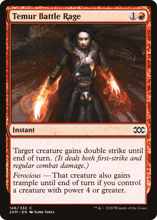 Temur Battle Rage [2XM-146] Foil - Double Masters