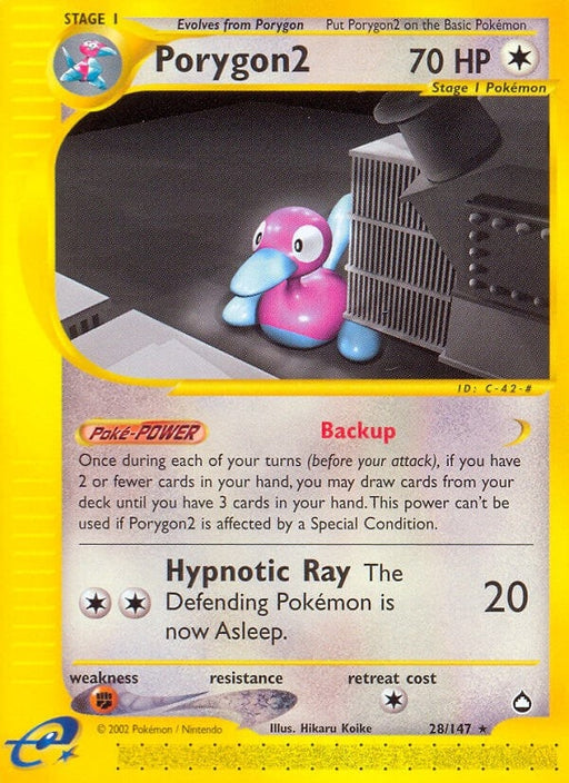Image for Porygon2 (028/147) [Aquapolis] - Pokemon