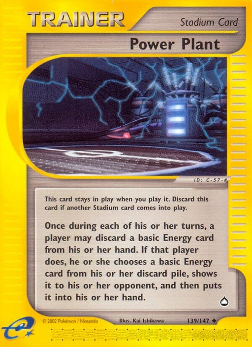 Image for Power Plant (139/147) [Aquapolis] - Pokemon