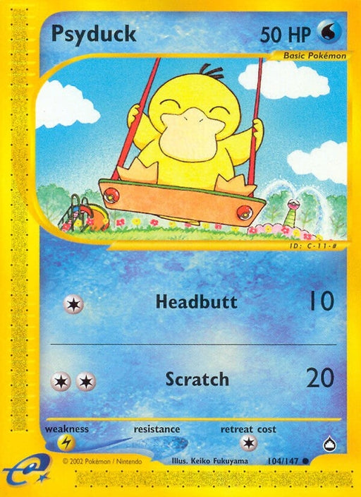 Image for Psyduck (104/147) (Reverse Holofoil) [Aquapolis] - Pokemon