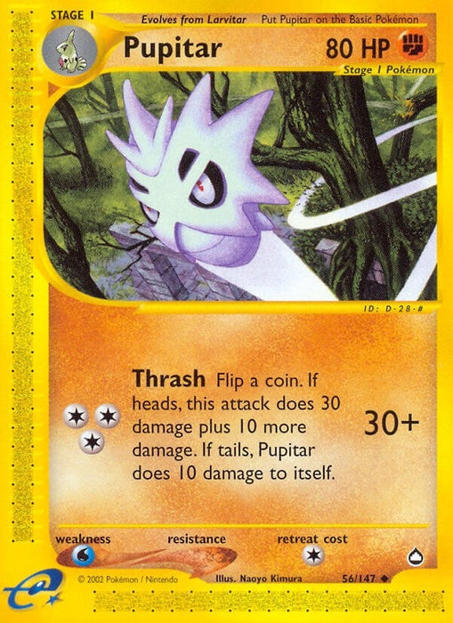 Image for Pupitar (056/147) (Reverse Holofoil) [Aquapolis] - Pokemon