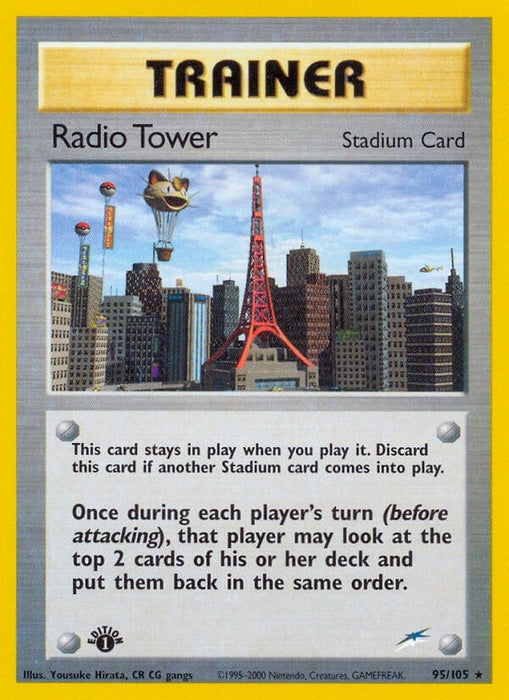 Image for Radio Tower (095/105) (1st Edition) [Neo Destiny] - Pokemon