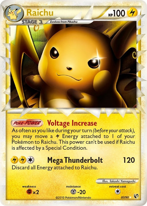 Image for Raichu (Prime) (83/90) (Holofoil) [Undaunted] - Pokemon