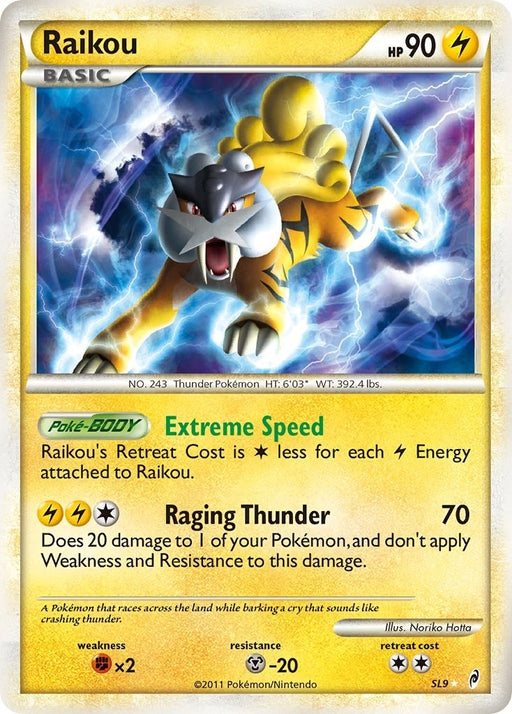 Image for Raikou (Shiny) (SL9) (Holofoil) [Call of Legends] - Pokemon