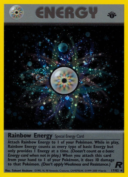 Image for Rainbow Energy (17) (17/82) (Unlimited Holofoil) [Team Rocket] - Pokemon