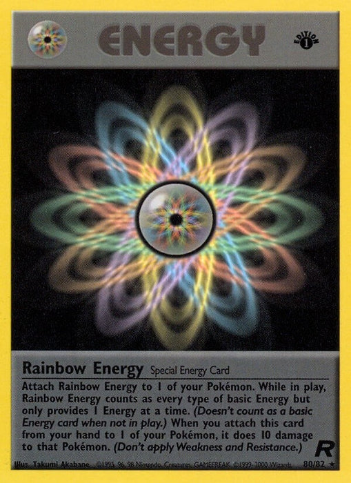 Image for Rainbow Energy (80) (80/82) (Unlimited) [Team Rocket] - Pokemon