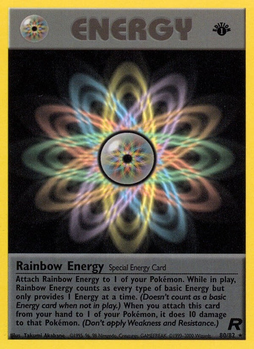 Image for Rainbow Energy (80) (80/82) (Unlimited) [Team Rocket] - Pokemon