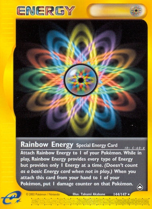 Image for Rainbow Energy (144/147) [Aquapolis] - Pokemon