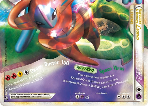 Image for Rayquaza & Deoxys Legend (Bottom) (90/90) (Holofoil) [Undaunted] - Pokemon