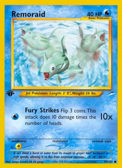 Image for Remoraid (080/105) (1st Edition) [Neo Destiny] - Pokemon