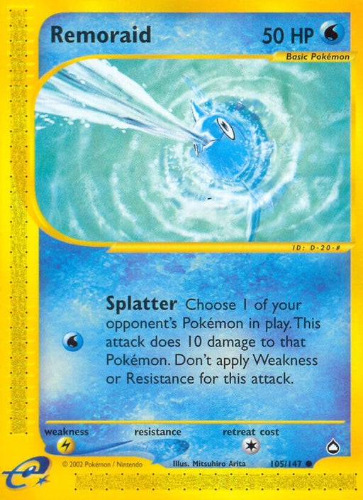 Image for Remoraid (105/147) (Reverse Holofoil) [Aquapolis] - Pokemon