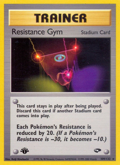 Image for Resistance Gym (109/132) (Unlimited) [Gym Challenge] - Pokemon