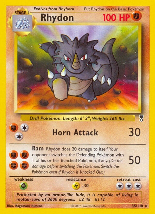 Image for Rhydon (035/110) (Reverse Holofoil) [Legendary Collection] - Pokemon