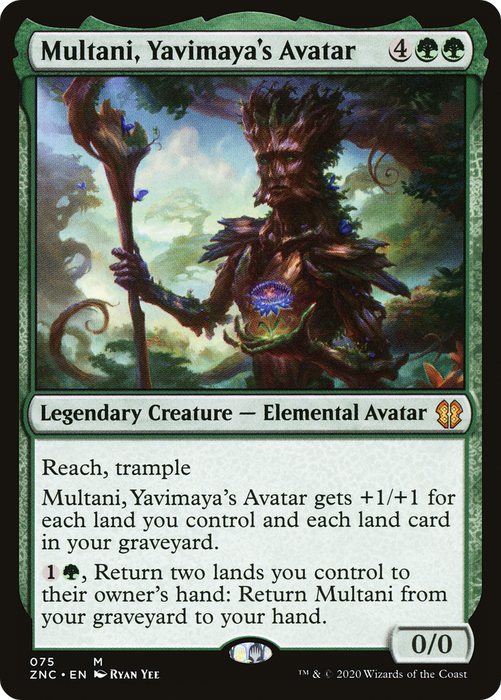 Multani, Yavimaya's Avatar [ZNC-075] - Zendikar Rising Commander