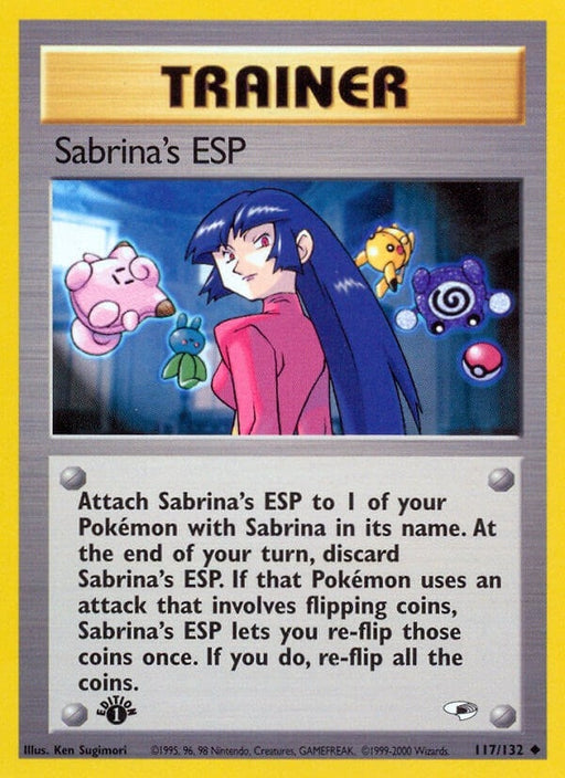 Image for Sabrina's ESP (117/132) (1st Edition) [Gym Heroes] - Pokemon