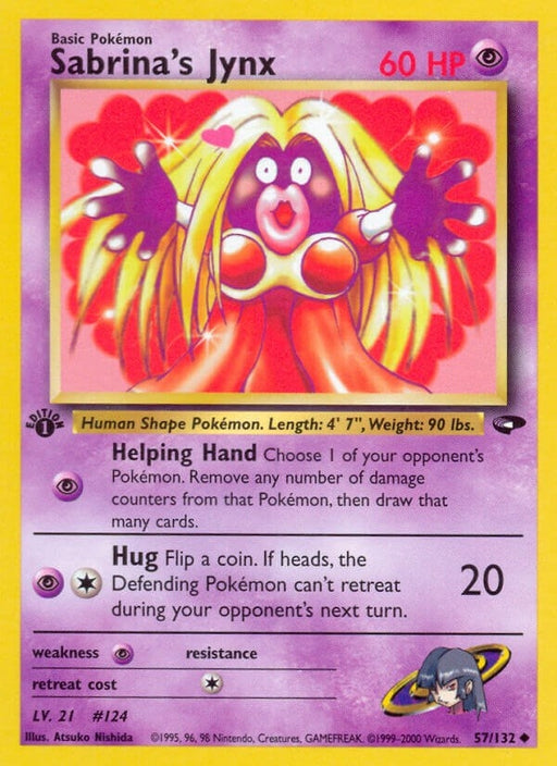 Image for Sabrina's Jynx (057/132) (Unlimited) [Gym Challenge] - Pokemon