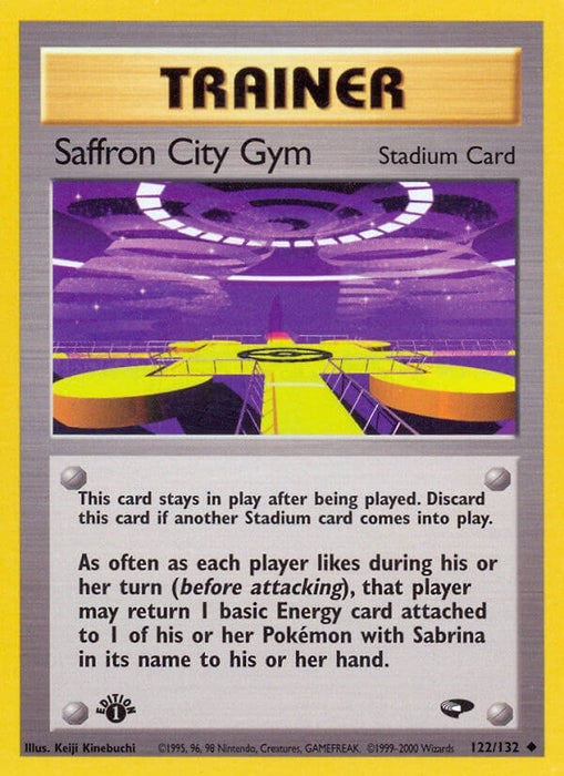 Image for Saffron City Gym (122/132) (Unlimited) [Gym Challenge] - Pokemon