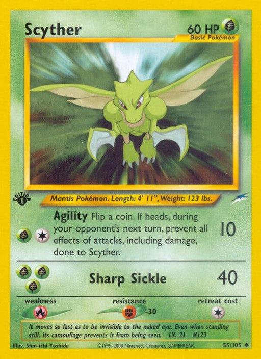 Image for Scyther (055/105) (1st Edition) [Neo Destiny] - Pokemon